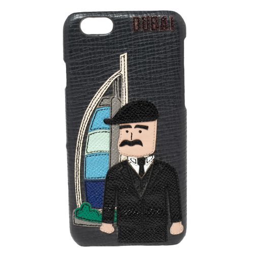 Leather DG Loves Dubai iPhone 6 Cover - Dolce & Gabbana - Modalova