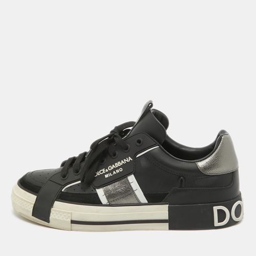 Leather Custom 2.Zero Low Top Sneakers Size 43 - Dolce & Gabbana - Modalova