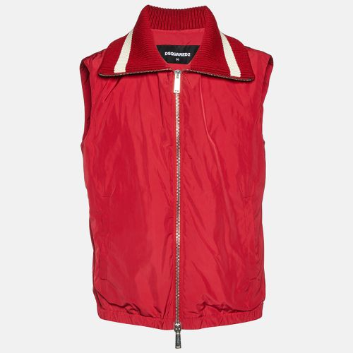 Dsquared2 Red Zip Up Gilet L - Dsquared2 - Modalova