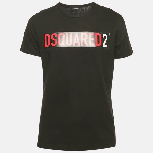 Logo Print Jersey T-Shirt L - Dsquared2 - Modalova