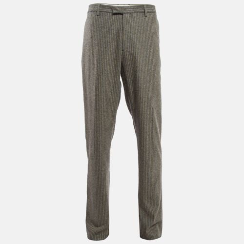 Pinstripe Wool Blend Trousers XXXL - Etro - Modalova