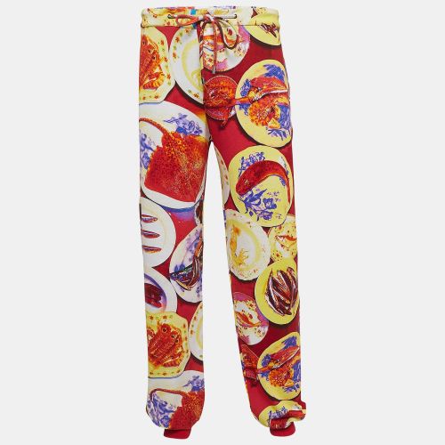 Fish Print Cotton Jersey Sweatpants XXL - Etro - Modalova