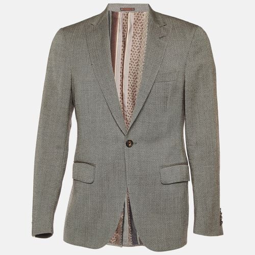 Wool Single Breasted Blazer M - Etro - Modalova