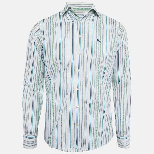 Stripe Print Button Front Shirt S - Etro - Modalova