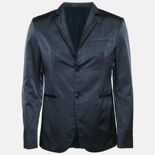 Wool Blend Single Breasted Blazer M - Emporio Armani - Modalova