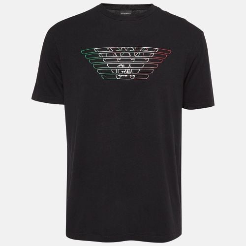 Logo Print Cotton T-Shirt XXL - Emporio Armani - Modalova