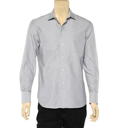 Cotton Button Front Shirt M - Emporio Armani - Modalova