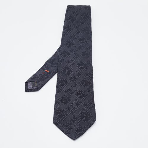 Floral Jacquard Tie - Ermenegildo Zegna - Modalova