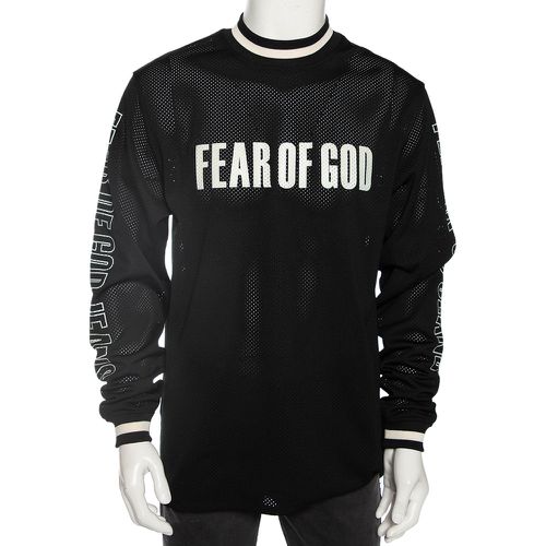 Synthetic Logo Print Long Sleeved Mesh-Jersey T-Shirt S - Fear of God - Modalova