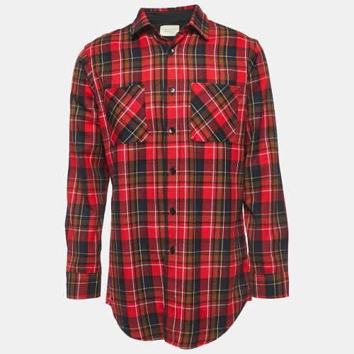 Plaid Cotton Button Front Full Sleeve Shirt L - Fear of God - Modalova