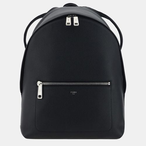 Fendi Black Leather backpack - Fendi - Modalova