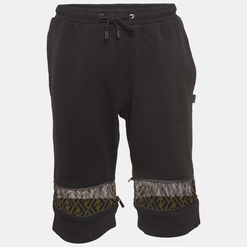 Knit and FF Mesh Paneled Short S - Fendi - Modalova