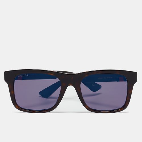 Black Tortoise GG0008S Wayfarer Sunglasses - Gucci - Modalova