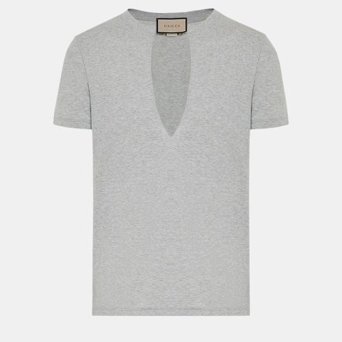 Gucci Grey Cotton T-Shirt S - Gucci - Modalova