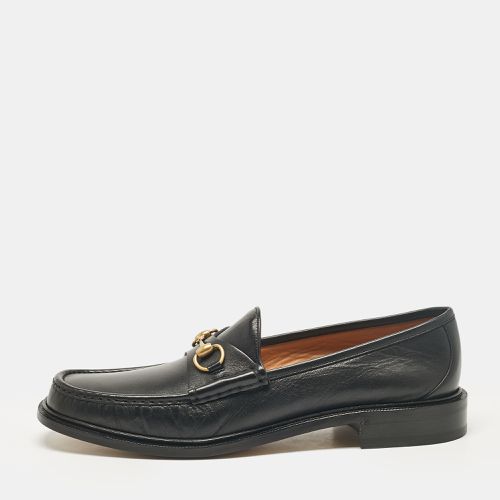 Leather Horsebit Loafers Size 48 - Gucci - Modalova