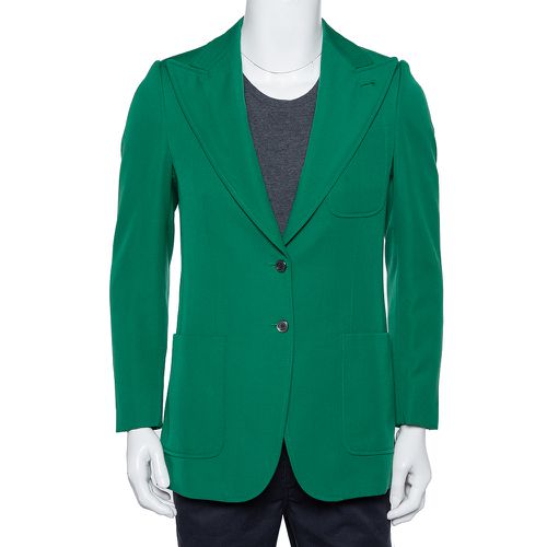 Wool Button Front Blazer XS - Gucci - Modalova