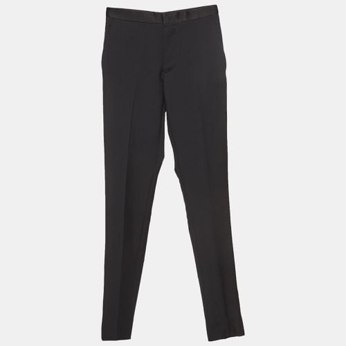 Satin Trim Wool Blend Suit Trousers XS - Gucci - Modalova