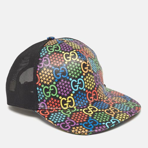 Psychedelic GG Coated Canvas and Mesh Baseball Cap XL - Gucci - Modalova