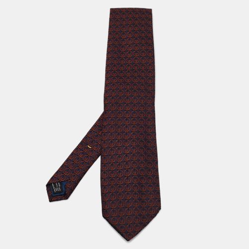 Vintage /Orange Jacquard Traditional Tie - Gucci - Modalova