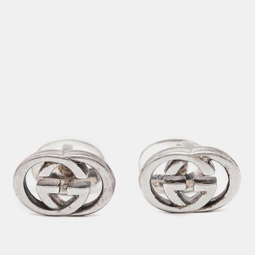 Gucci GG Sterling Silver Cufflinks - Gucci - Modalova