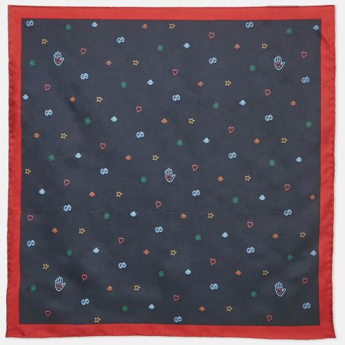 Print Silk Square Scarf - Gucci - Modalova