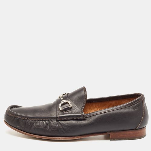 Leather Slip On Loafers Size 43 - Gucci - Modalova