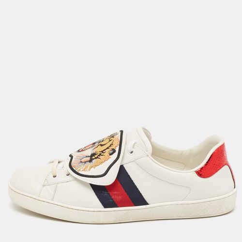 Leather Ace Low Top Sneakers Size 44 - Gucci - Modalova