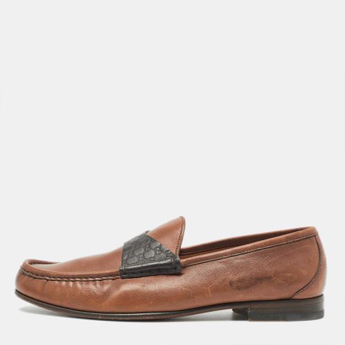 Leather Slip On Loafers Size 42 - Gucci - Modalova