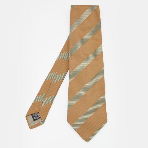 Cravatte Striped Silk jacquard Tie - Giorgio Armani - Modalova