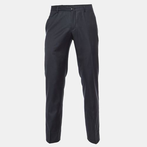 Wool Tailored Trousers M - Giorgio Armani - Modalova