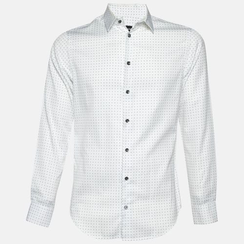 Patterned Cotton Shirt M - Giorgio Armani - Modalova