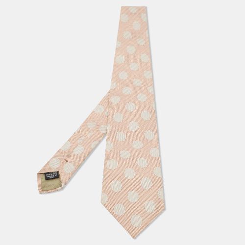 Vintage Pale Polka Dot Silk Tie - Giorgio Armani - Modalova