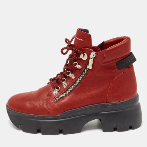 Leather Apocalypse Trek Ankle Boots Size 43 - Giuseppe Zanotti - Modalova