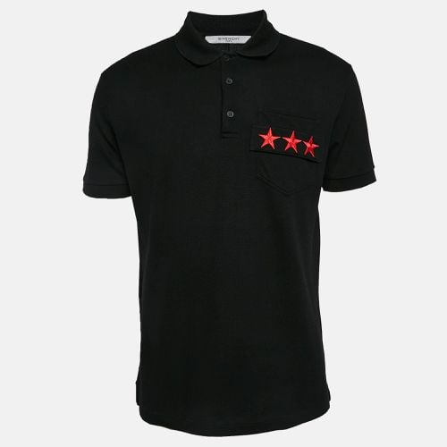 Stars Embroidered Pique Polo T-Shirt L - Givenchy - Modalova