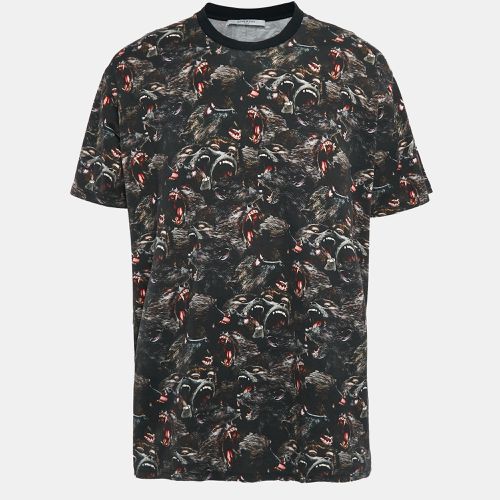 Baboons Print Jersey Crew Neck T-Shirt M - Givenchy - Modalova