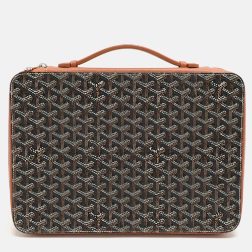 Ine Coated Canvas and Leather Compagnon Universel Briefcase - Goyard - Modalova