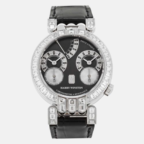 Diamond Platinum by F.P. Journe Opus One Manual Winding Men's Wristwatch 38 mm - Harry Winston - Modalova