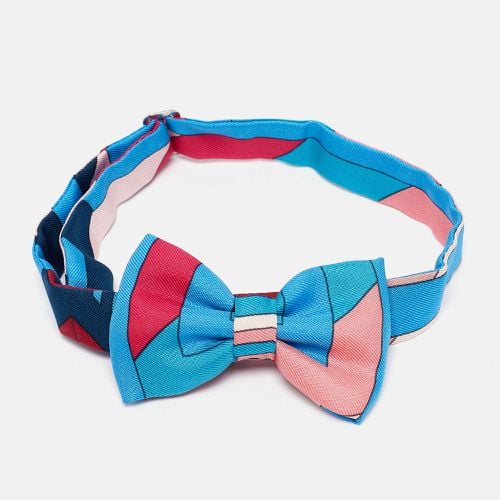 Hermès Printed Silk Bow Tie - Hermes - Modalova