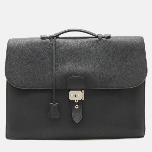 Leather Sac a Depeches 41 Briefcase - Hermes - Modalova