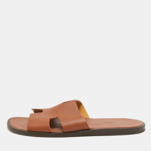 Leather Izmir Sandals Size 43.5 - Hermes - Modalova