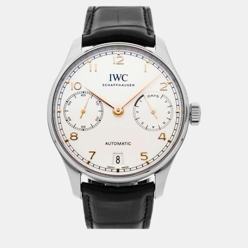 Stainless Steel Portugieser IW5007-04 Automatic Men's Wristwatch 42 mm - IWC - Modalova