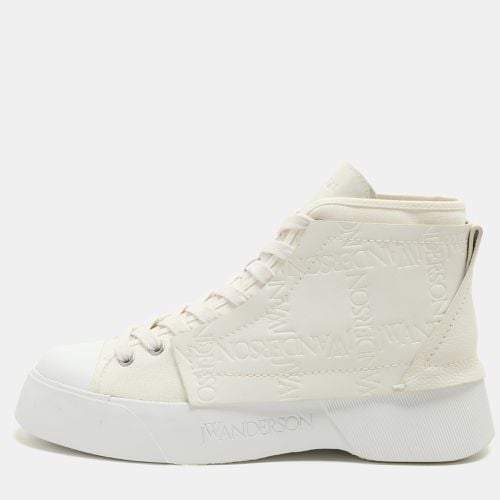 Canvas Leather High Top Sneakers 44 - J.W.Anderson - Modalova