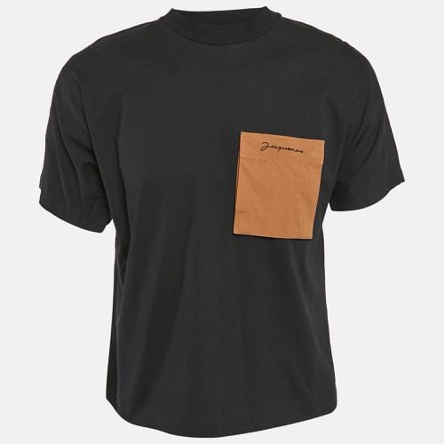 Velcro Pocket and Sleeve Detail Cotton Jersey T-Shirt S - Jacquemus - Modalova