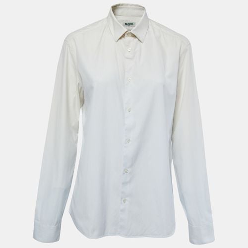 Cream & Cotton Button Front Shirt M - Kenzo - Modalova