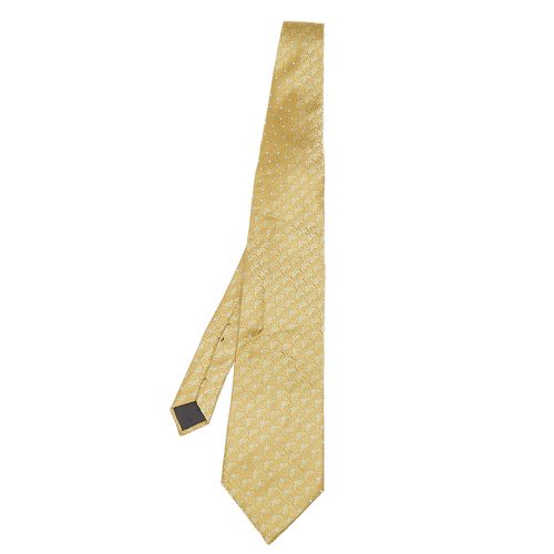 Vintage Jacquard Silk Tie - Lanvin - Modalova