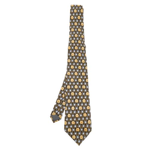 Vintage Lotus Printed Silk Tie - Lanvin - Modalova