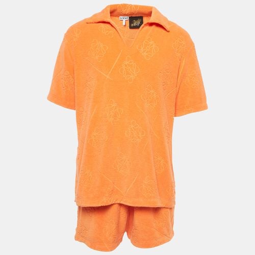 X Paula Ibiza Anagram Terry Cotton Shirt & Shorts Set M - Loewe - Modalova