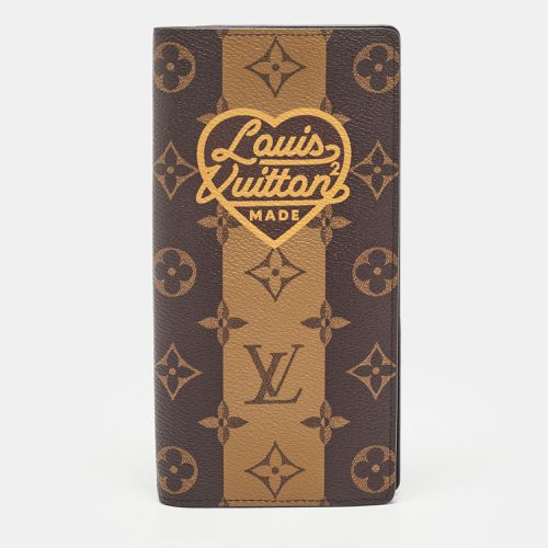 X Nigo Reverse Monogram Stripes Canvas Brazza Wallet - Louis Vuitton - Modalova