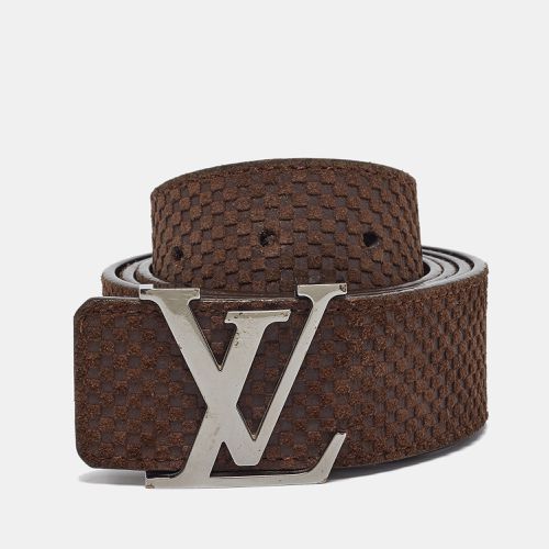 Moka Suede Mini Damier LV Initiales Belt 110 CM - Louis Vuitton - Modalova