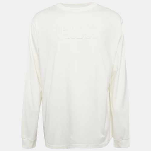 LVM Embossed Cotton Knit Sweatshirt XL - Louis Vuitton - Modalova